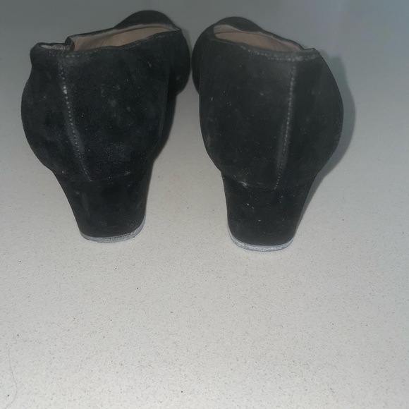 Chanel heels black suede size 38.5 - Picture 4 of 8